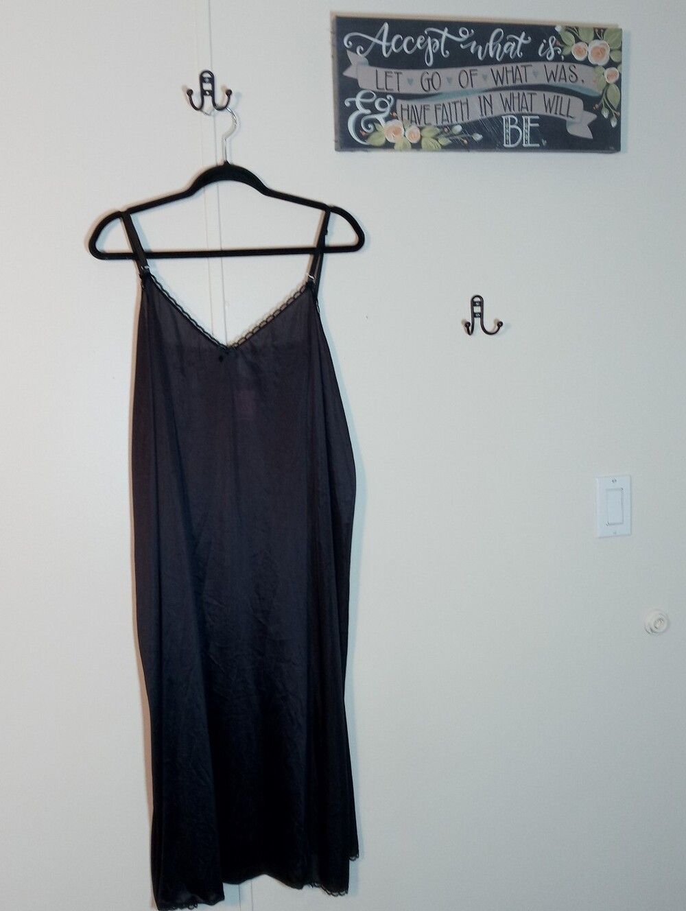 NWOT Sz 22/24 Gorgeous black Sexy Full Slip